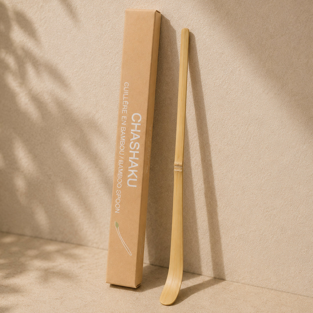 CUILLÈRE EN BAMBOU POUR LE THÉ MATCHA - CHASHAKU